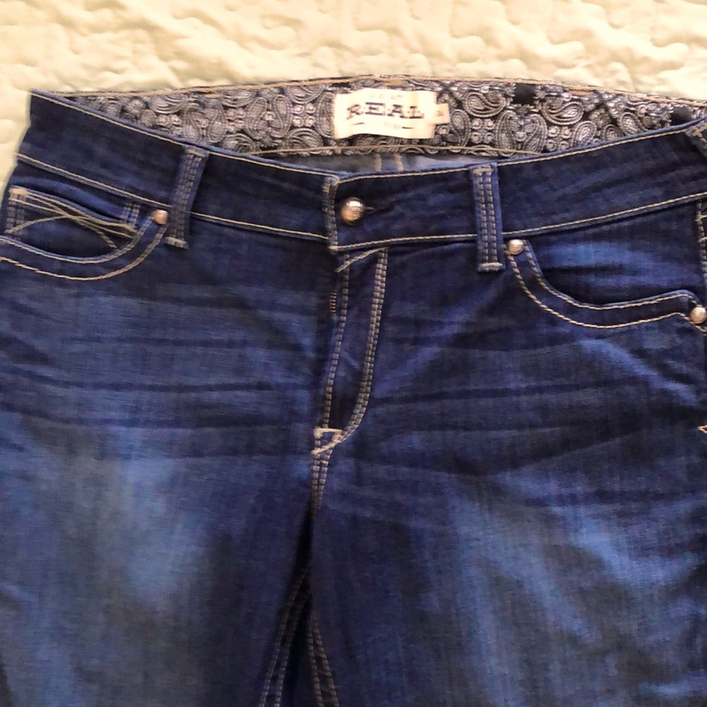 New Ariat Mid Rise Boot cut jeans size 34R
